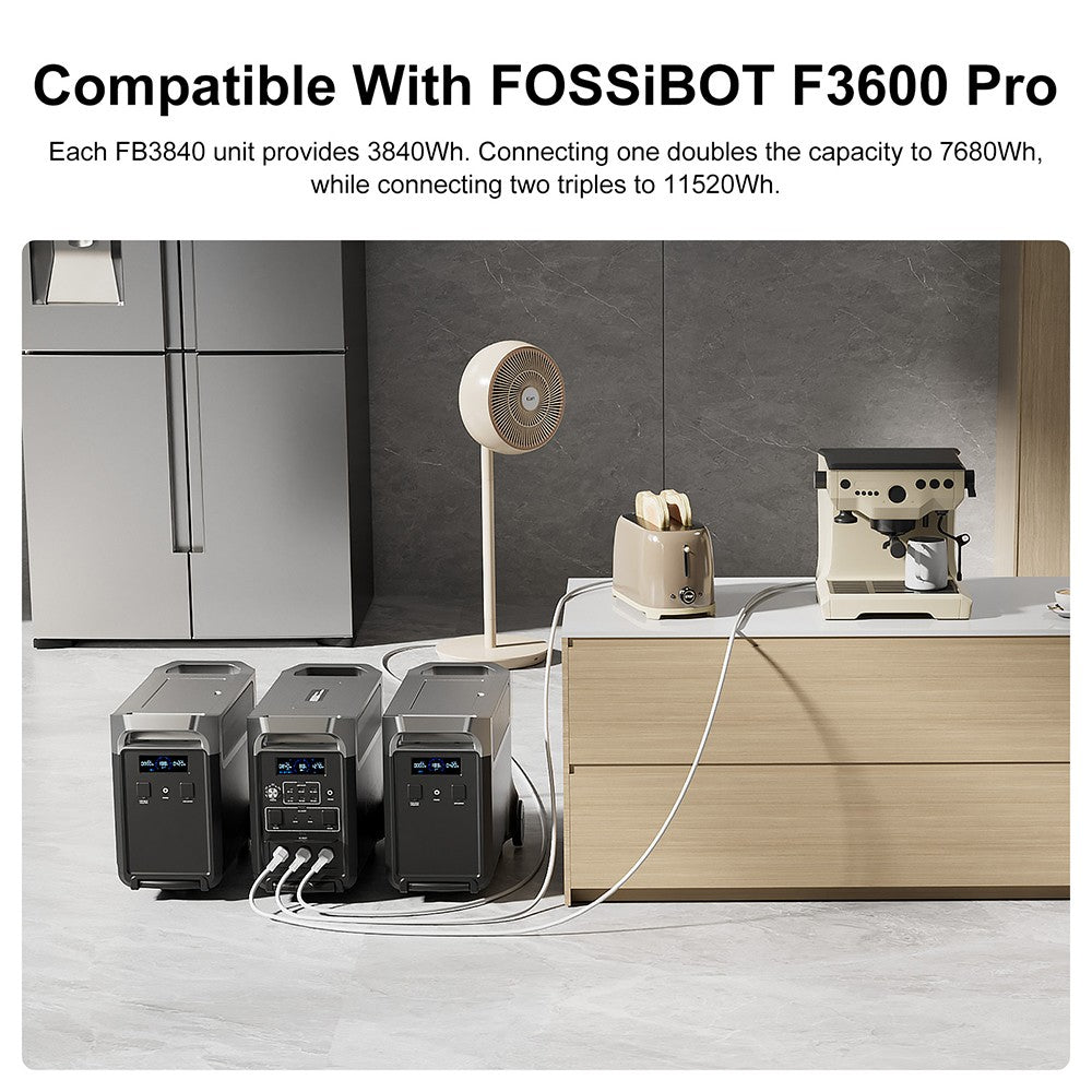 FOSSiBOT FB3840 papildoma baterija skirta FOSSiBOT F3600 Pro