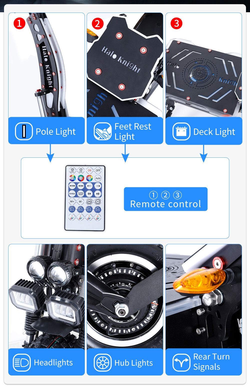 Halo Knight T107Max Elektrinis paspirtukas