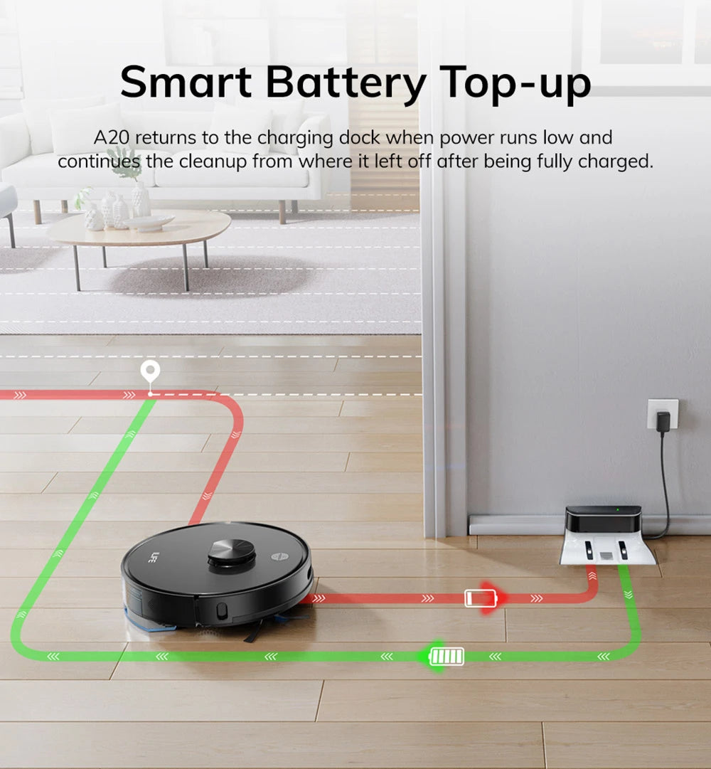 ILIFE A20 dulkių siurblys robotas