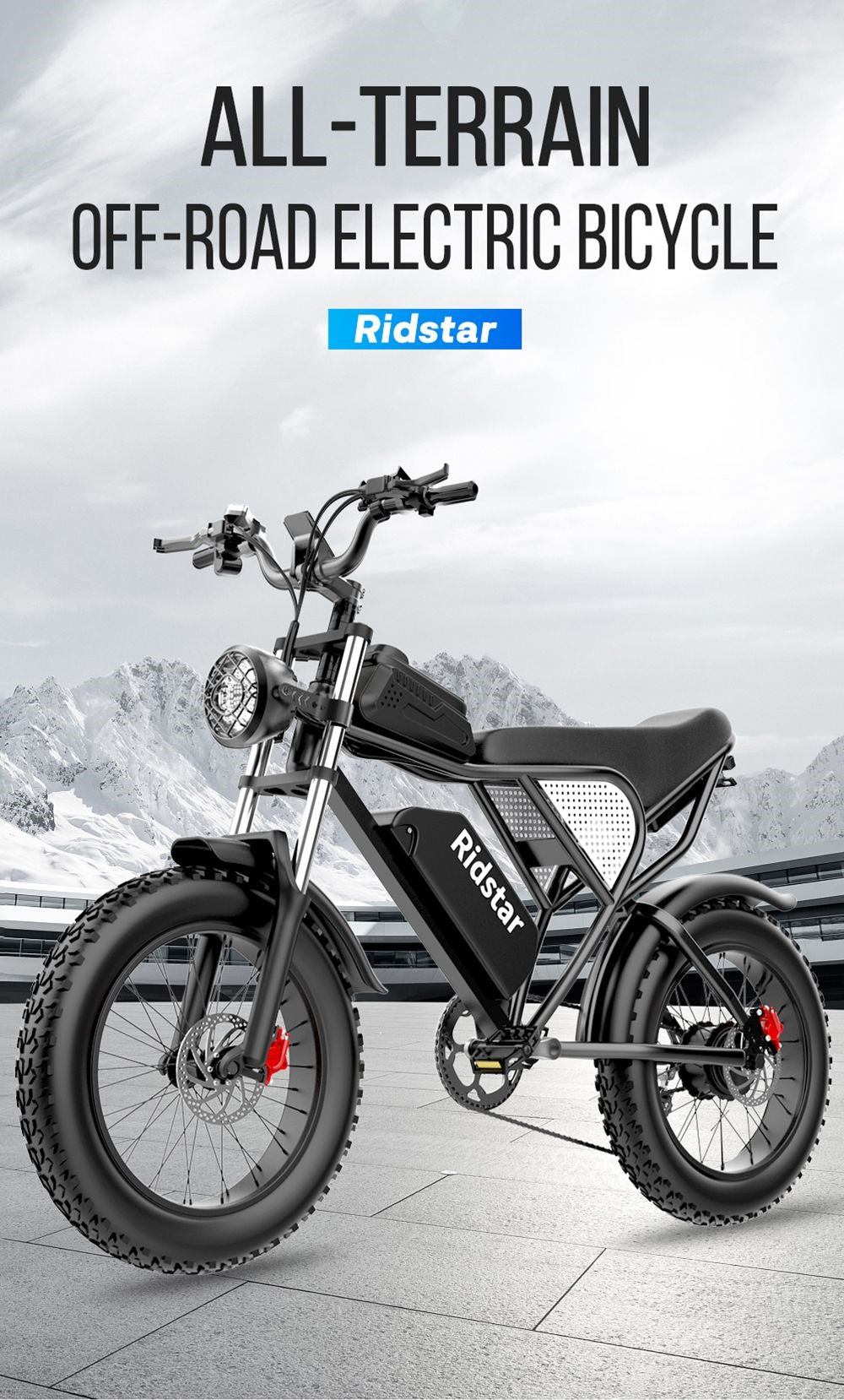 Ridstar Q20 Elektrinis dviratis