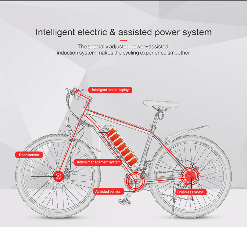 SAMEBIKE SY26 Elektrinis dviratis