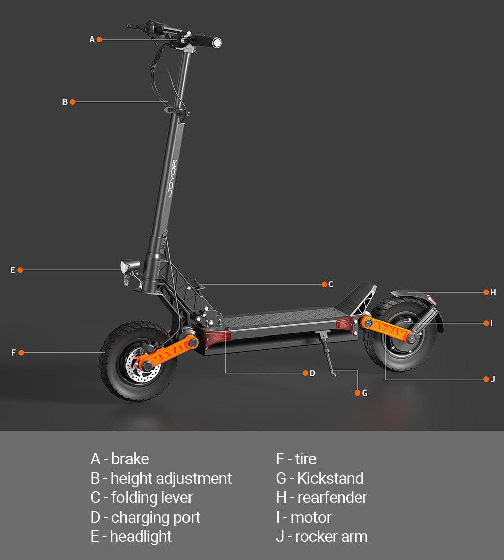 Joyor S8-S-Z Elektrinis paspirtukas