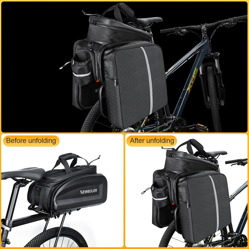 Dviračio krepšys su baterijos skyriumi