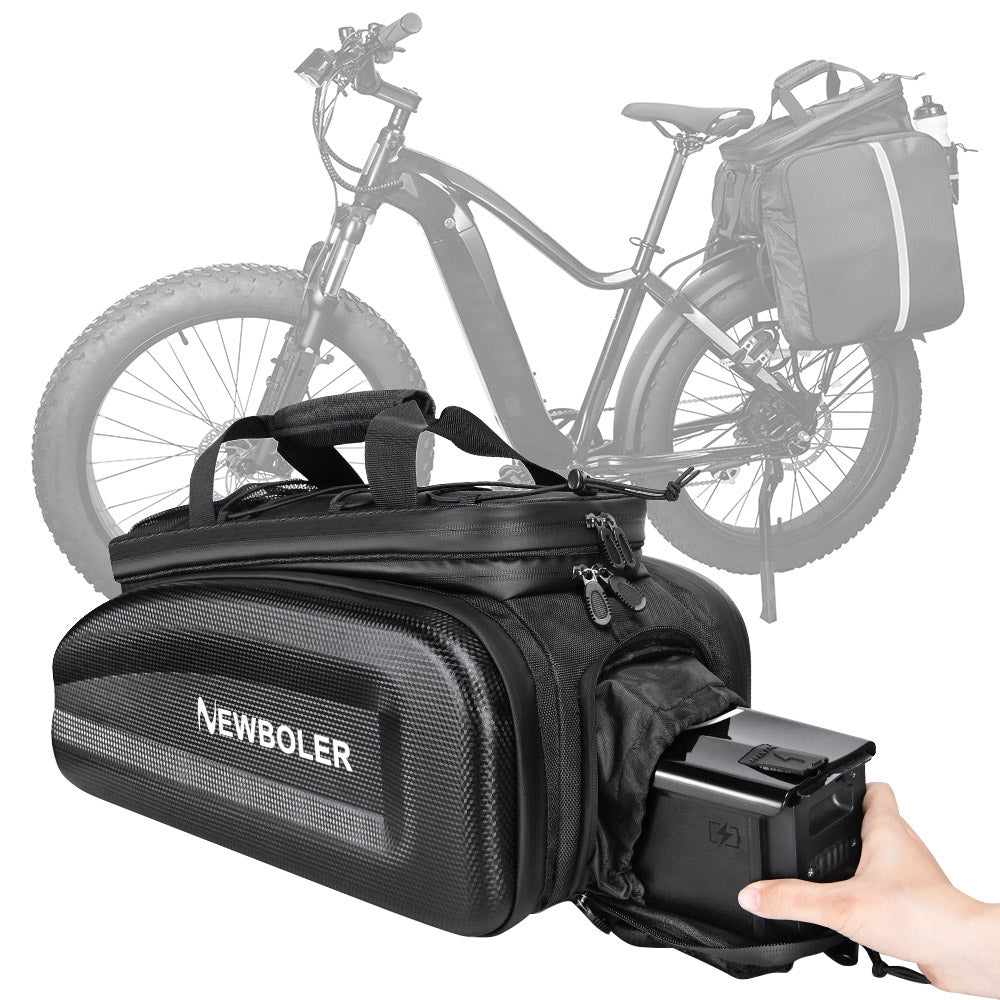 Dviračio krepšys su baterijos skyriumi